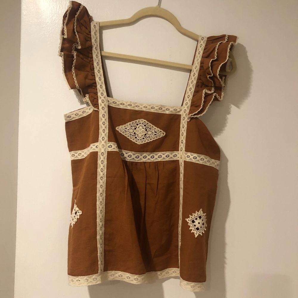 Sezane zora top.